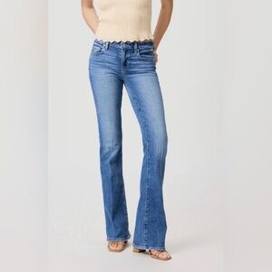 PAIGE Laurel Canyon Flamenco Distressed Jeans, size 24